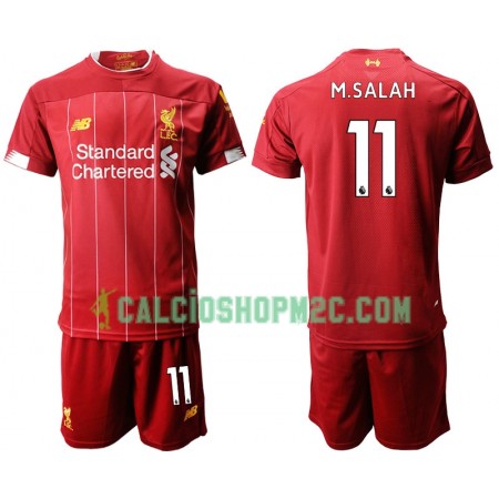 Liverpool M.SALAH 11 Bambino Maglia Prima 2019/2020 Manica Corta (+ Pantaloncini)